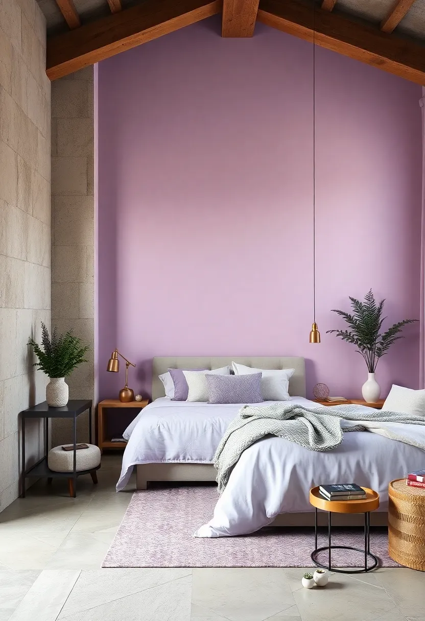 Creamy ‌Lavender ⁢– Combine creaminess with ‌soft violet undertones for‍ a soothing and elegant bedroom backdrop
