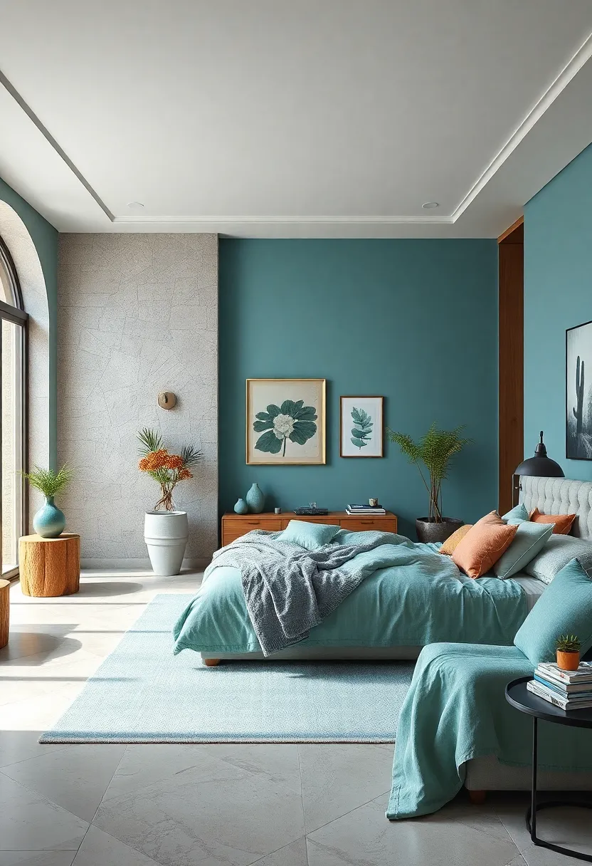 Muted Aqua blue – Calm‌ your senses with muted aqua⁢ blue, a serene ‍color that‍ gently invites relaxation and rest