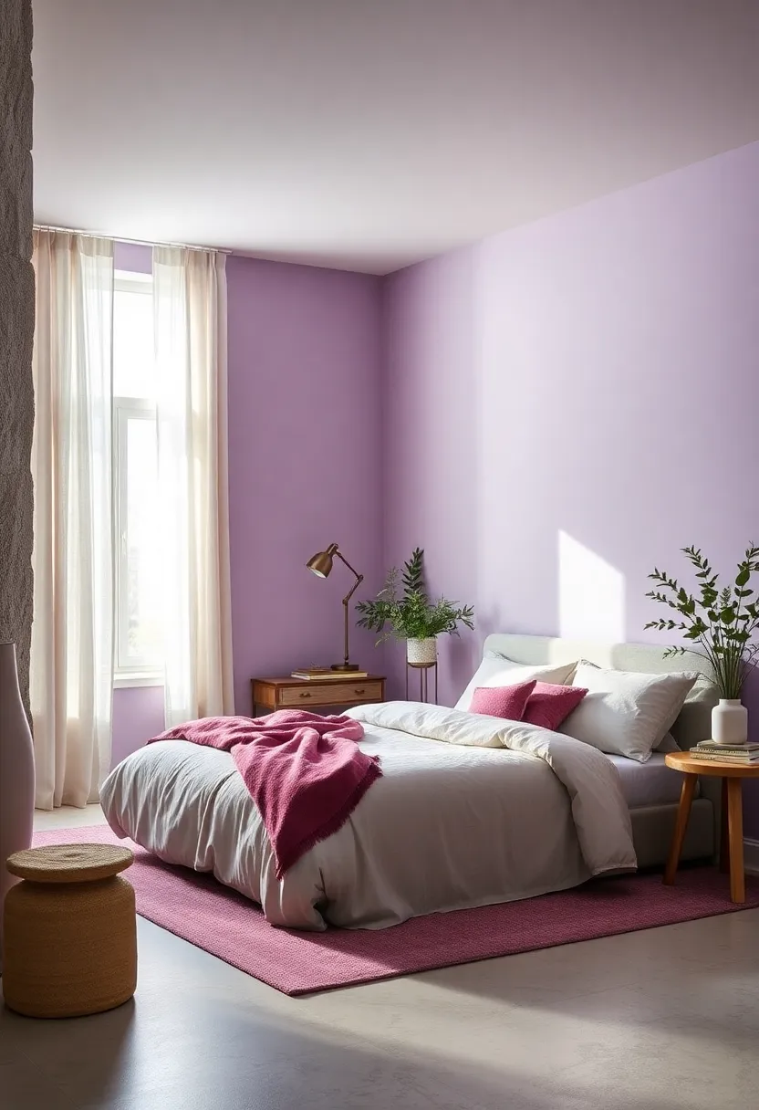 Powdery Lilac – Create‌ a ‌dreamy ⁤retreat ‍with powdery⁢ lilac, blending relaxation ​with a touch ​of ‌whimsy