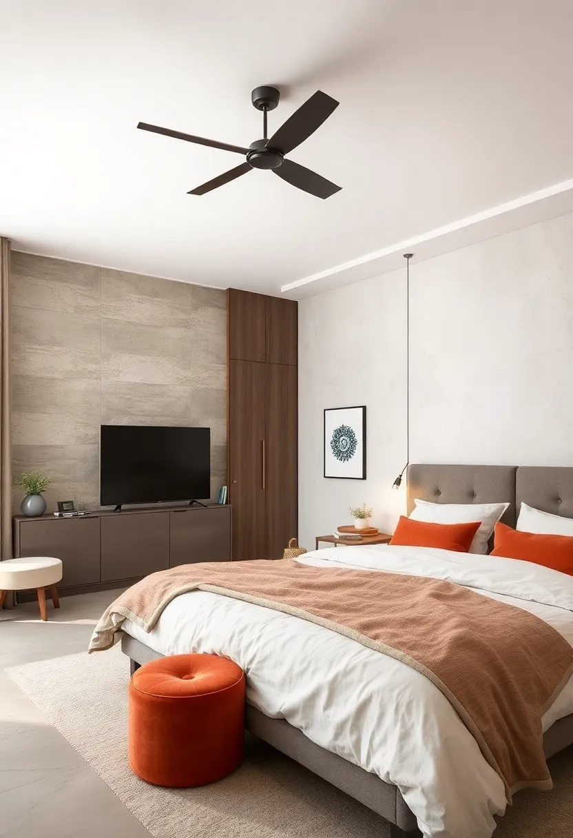 Hidden Storage Solutions: Use under-bed drawers​ or built-in cabinets ⁤to keep ⁢the ⁤space tidy without sacrificing style