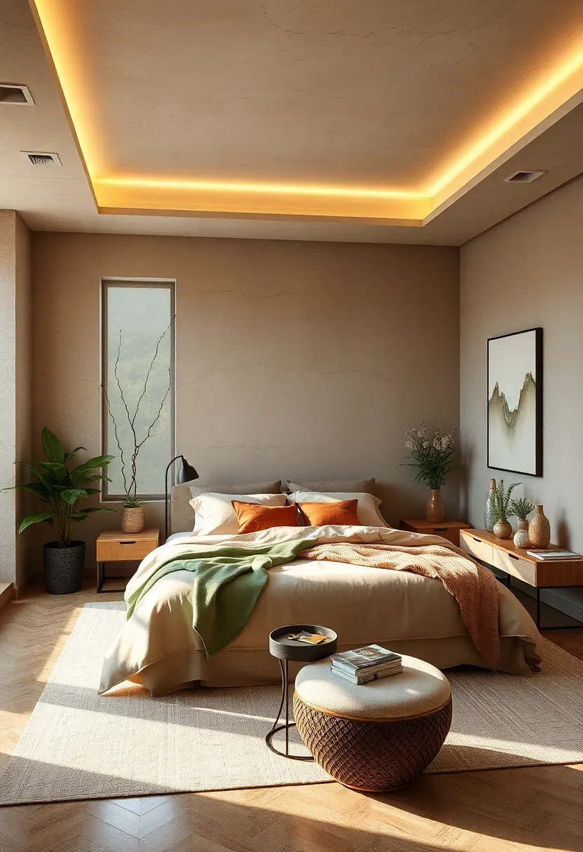 Soft Earth Tones: create a‌ calming retreat⁤ with a palette of⁤ warm beige, ⁣gentle taupe, and muted greens that invite relaxation