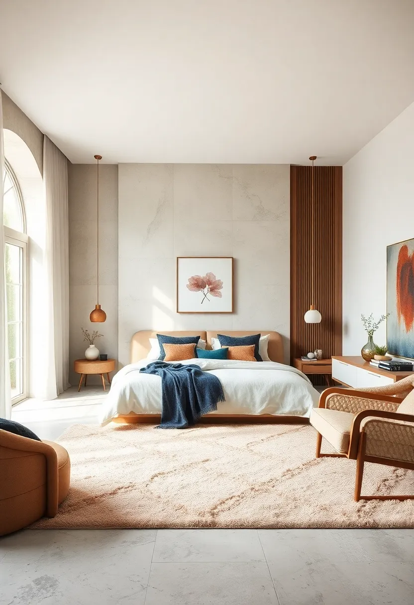 Soft Area Rugs: Place plush rugs ‍underfoot ‌to enhance comfort and define different zones within the ‌bedroom