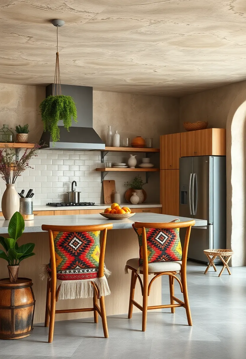 Handwoven Chair Cushions: Add ⁣colorful ⁣cushions‍ with ethnic patterns to‍ wooden chairs for‌ comfort and authenticity