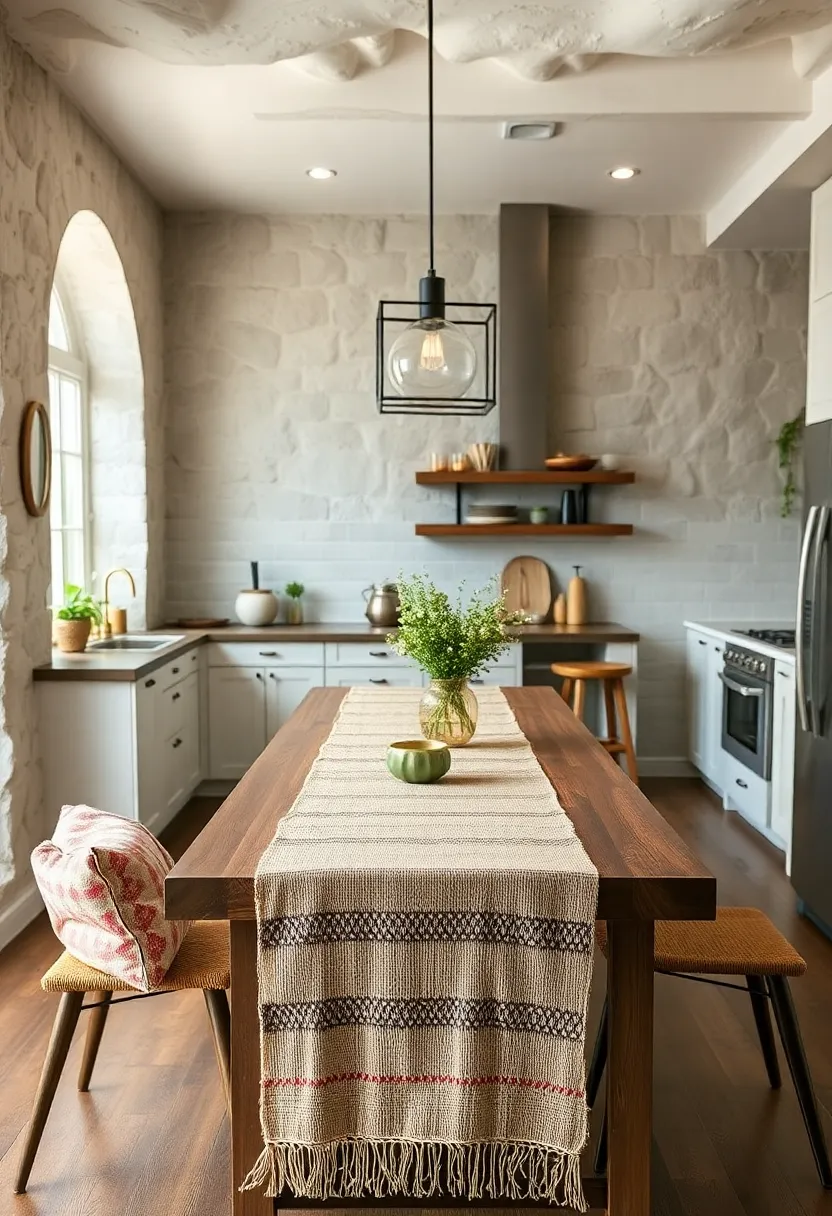 Natural Fiber table ⁢Runners: Opt for jute or linen runners adorned with subtle patterns for understated elegance