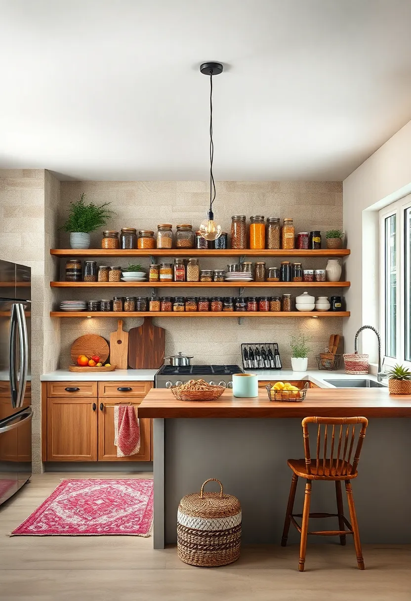 Open ‍Pantry Displays: Showcase colorful spices, grains, ‌and glass ‌jars to amplify a sense of ⁢organized creativity