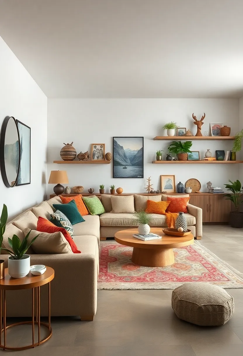 Showcase collected curios and ⁣travel mementos on open shelves to inspire stories and creativity