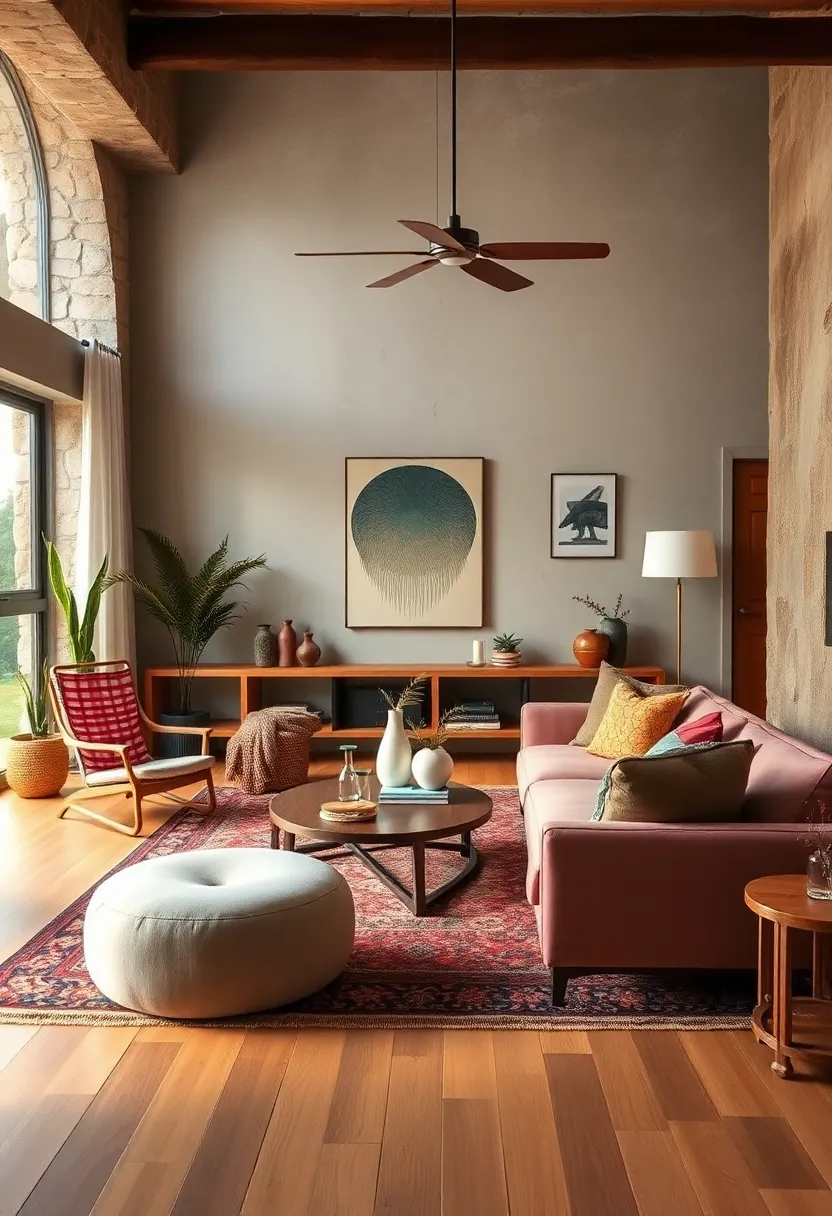 Choose a color palette combining earthy tones with bursts⁤ of jewel-toned accents for balance