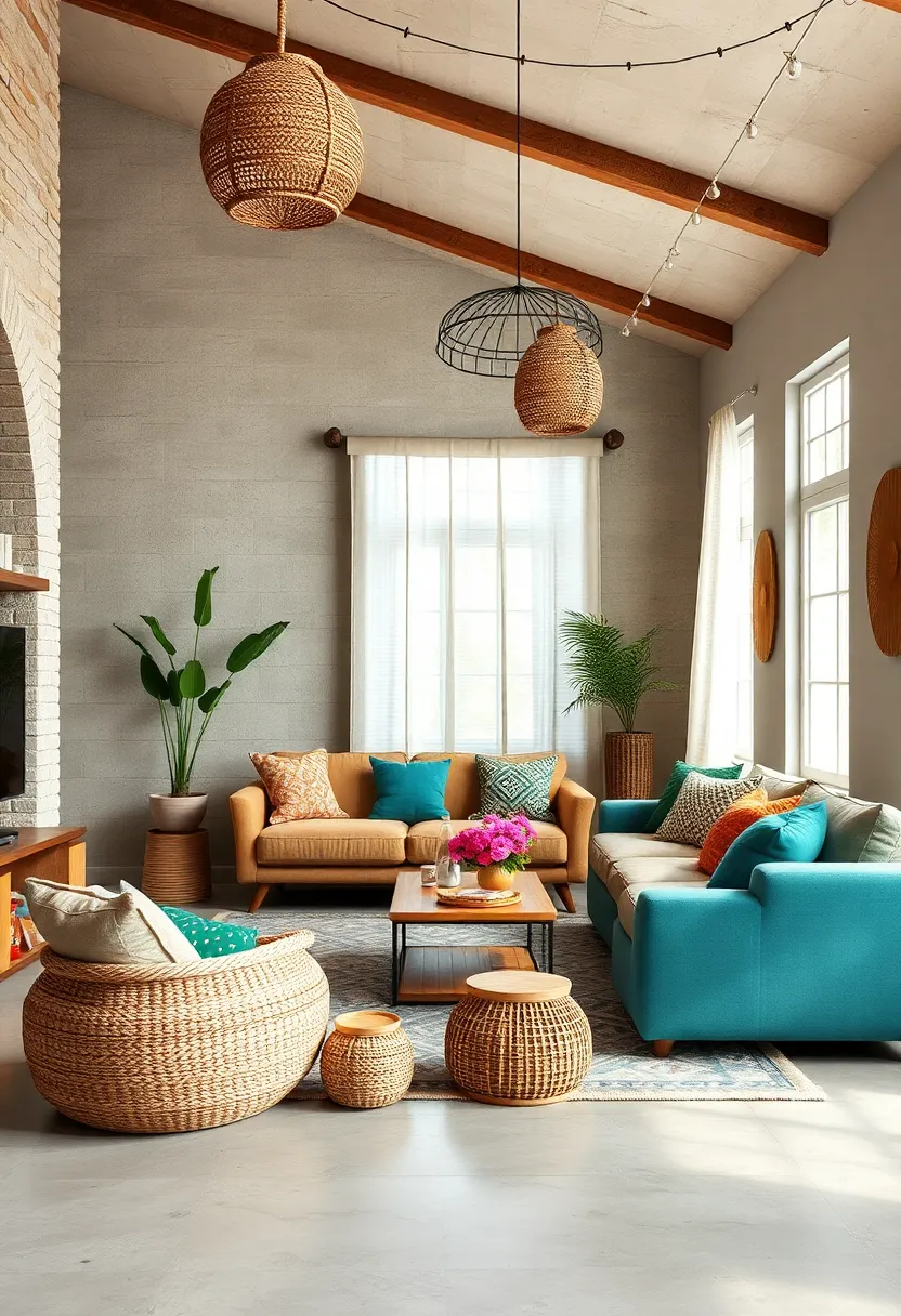 Incorporate natural ‌fiber baskets for storage ‌that doubles as decorative, tactile elements