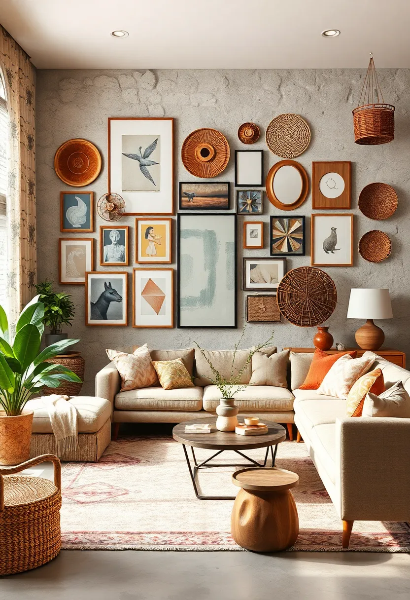 Use ​macramé wall⁤ hangings and plant holders⁢ to infuse the⁢ room with handcrafted, tactile art