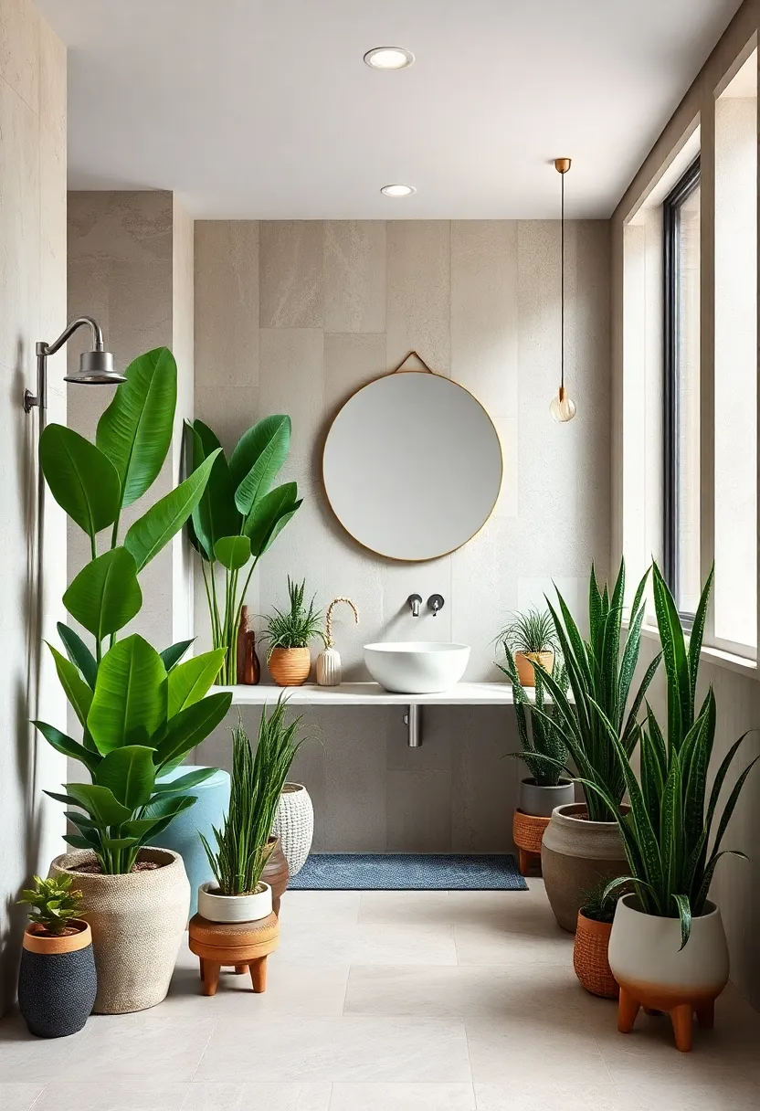 Eclectic Plant Display: Combine tropical⁢ and desert‌ plants ⁣in varied ⁣pots to⁤ add greenery with eclectic vibes