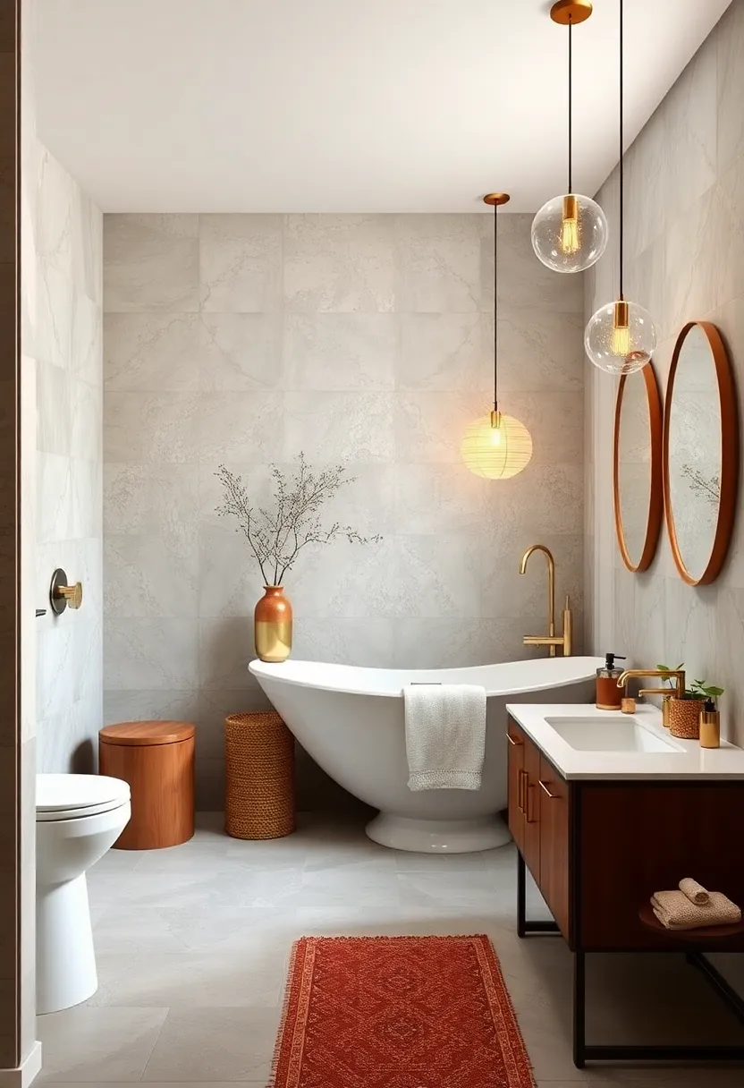 Mixed Metal Accents: Blend gold, copper, and ‌chrome ⁢fixtures together‌ for a chic and eclectic metallic mix