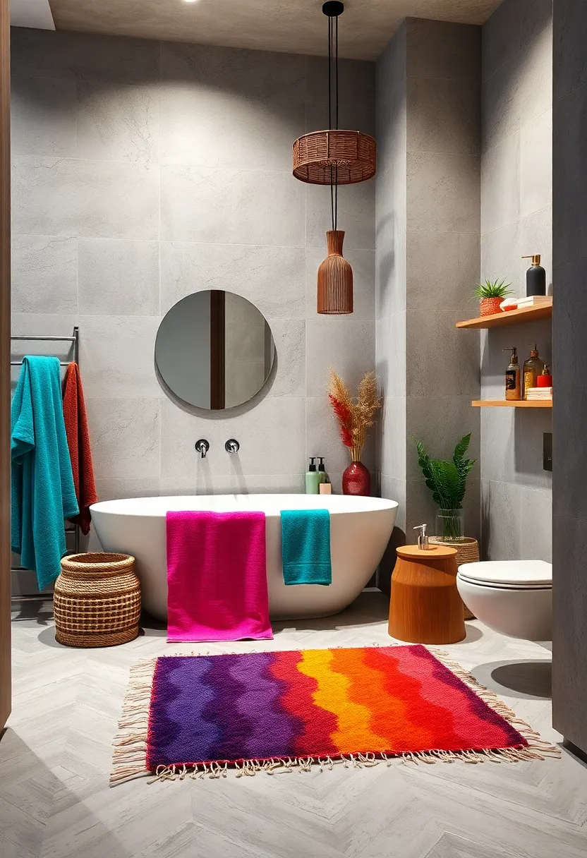 Playful Bath Accessories: Use colorful towels, rugs,⁢ and soap ​dispensers⁣ to inject personality