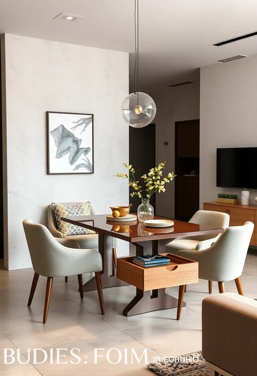 Use a table with built-in storage drawers to ‍keep dining essentials ‍handy⁤ but ‍hidden