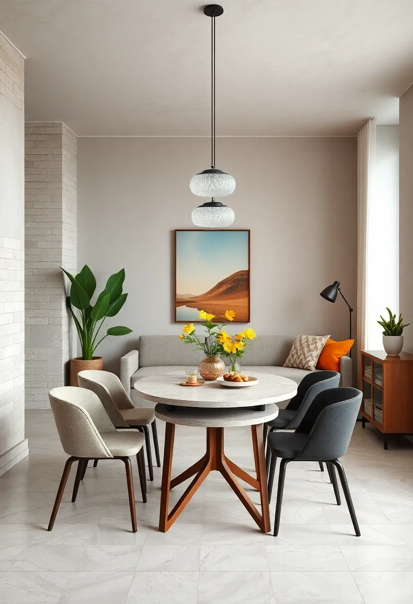 Opt ⁢for ⁣nesting tables as a flexible⁢ dining solution ​that ⁢can‌ be expanded or ‍compacted ‍as needed