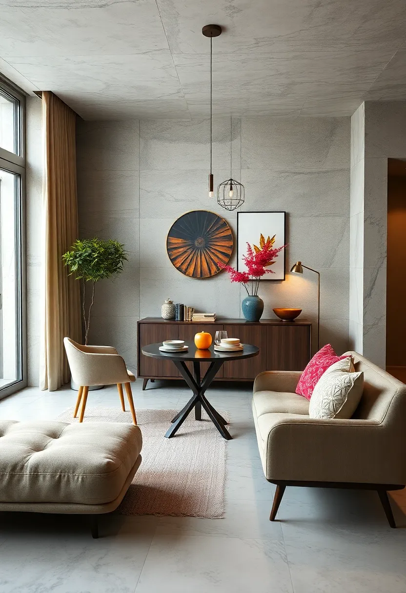 use a ​slim console table as a dining⁢ surface that doubles as⁣ a sideboard ⁢or storage unit