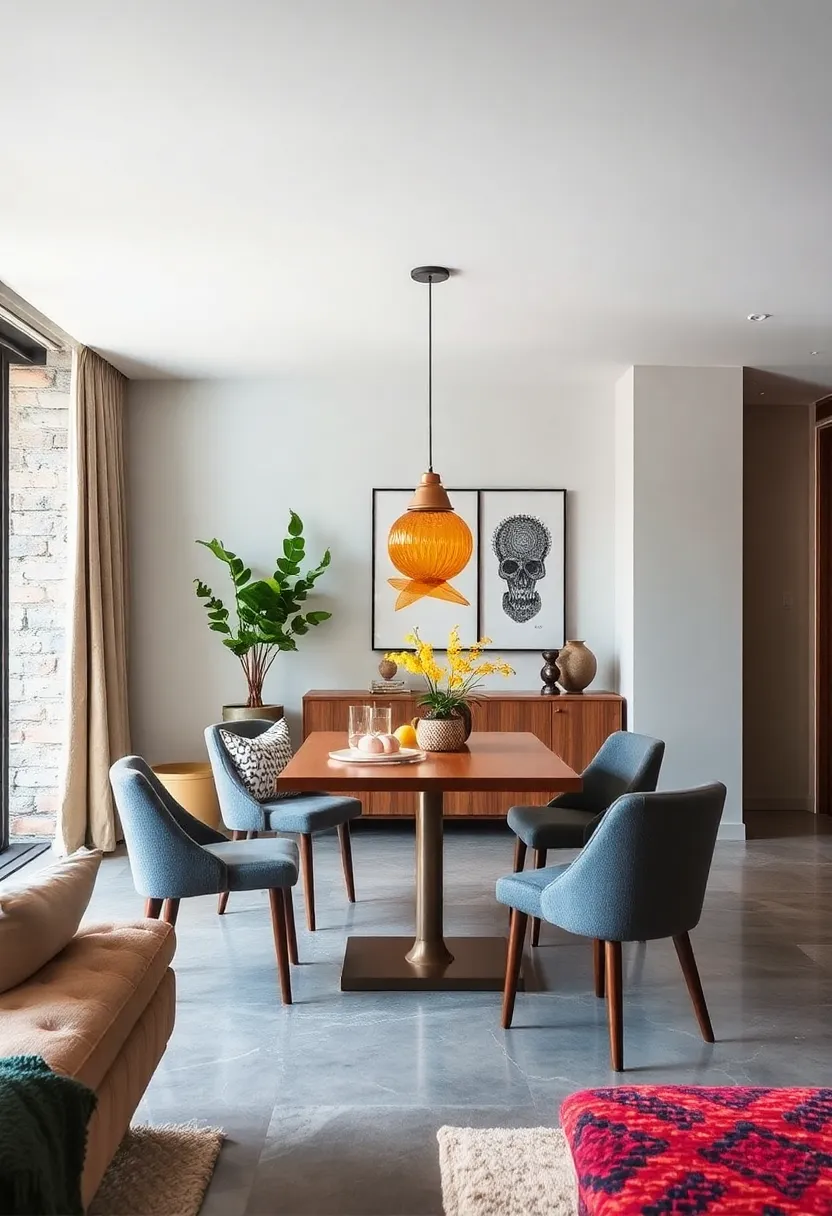 Use a wall-mounted⁣ drop-leaf table that doubles as a workspace ​and ⁢dining surface