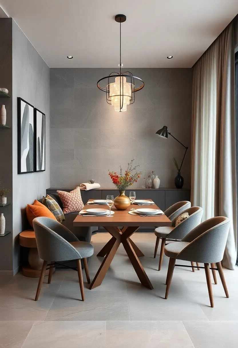 Place a slim, extendable dining⁤ table along a wall to ⁤adapt to the number ⁢of guests