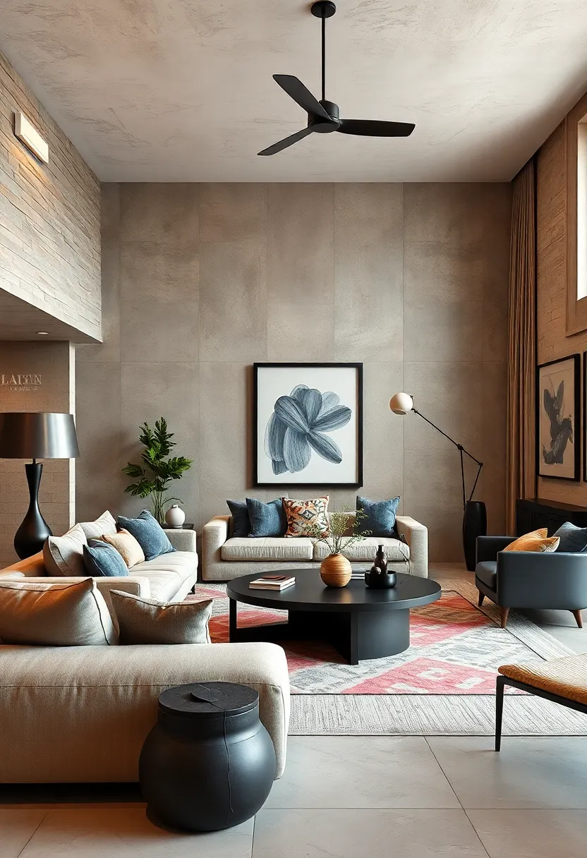 Finish with ‌matte black accents‌ in lamps and frames to ground ‍the space and add⁣ contrast