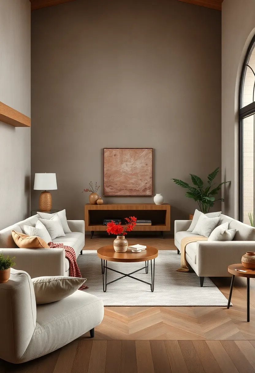 include raw ⁢linen throws and pillows in varying shades of stone for layered comfort