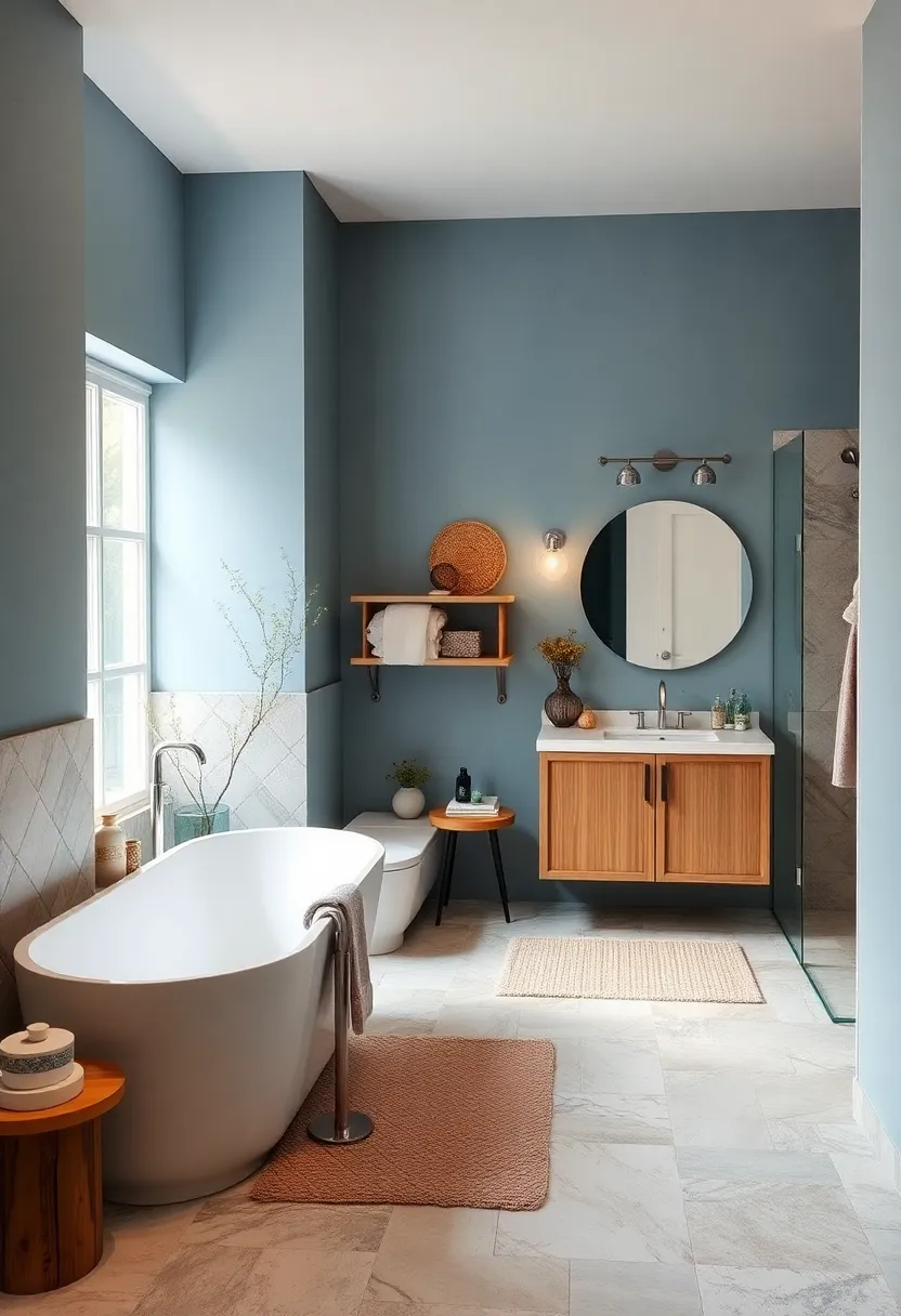 Coastal Vibes with a Twist: Soft blues and sandy ⁢textures meet polished ‌chrome for a⁤ breezy, contemporary look