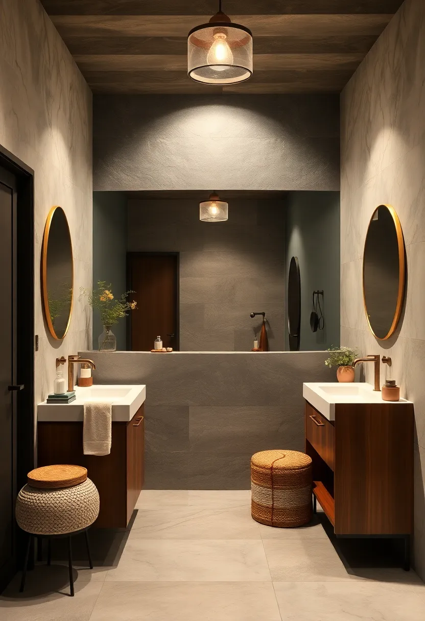 vintage Glamour Meets⁤ Modern Simplicity: Art ​deco ‌lighting fixtures combined with streamlined vanities offer timeless ‍appeal