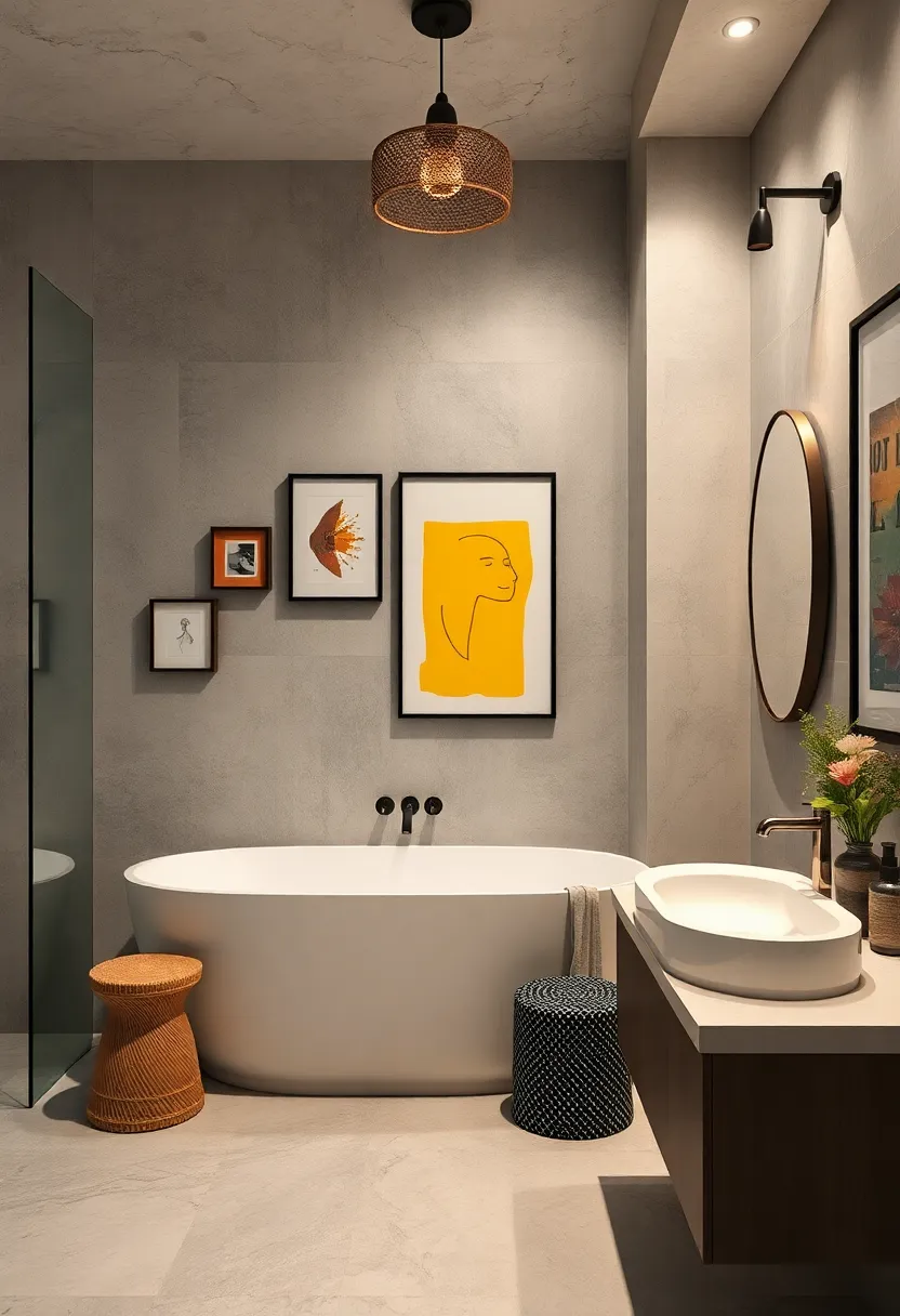 Eclectic ⁤Art Gallery: Gallery walls ⁤of framed⁣ prints and quirky décor pieces ⁤add personality amidst neutral backdrops