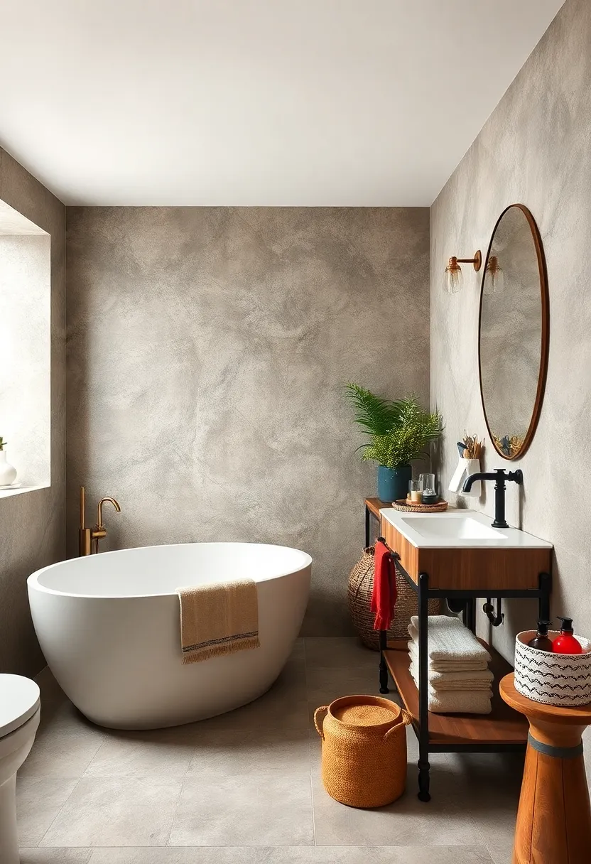 Heavy-Duty Pipe Towel‌ Racks with Leather Detail