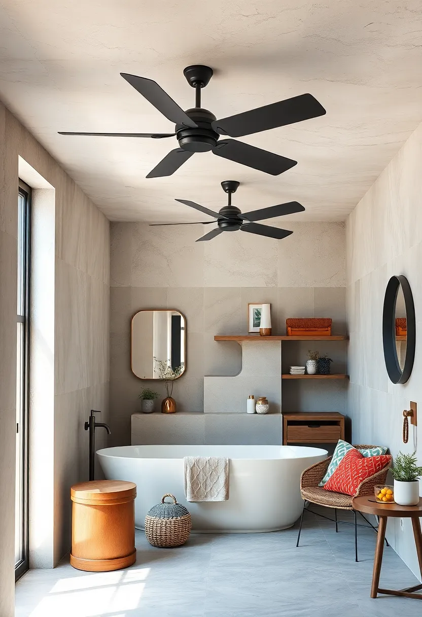 Industrial Ceiling Fans ​with Metal ⁣blades for Ventilation Flair