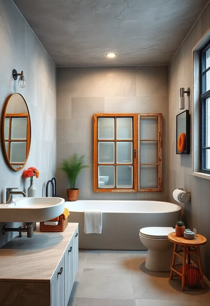 Salvaged ‌Industrial Windows as⁢ Partition Dividers