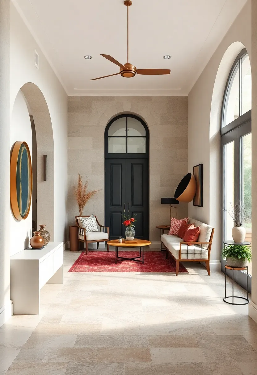 Contemporary Chic with Geometric ‌Patterns: Use patterned tiles, ⁢angular furniture, and clean compositions ‌for ‌a space that’s trendy ⁢yet welcoming