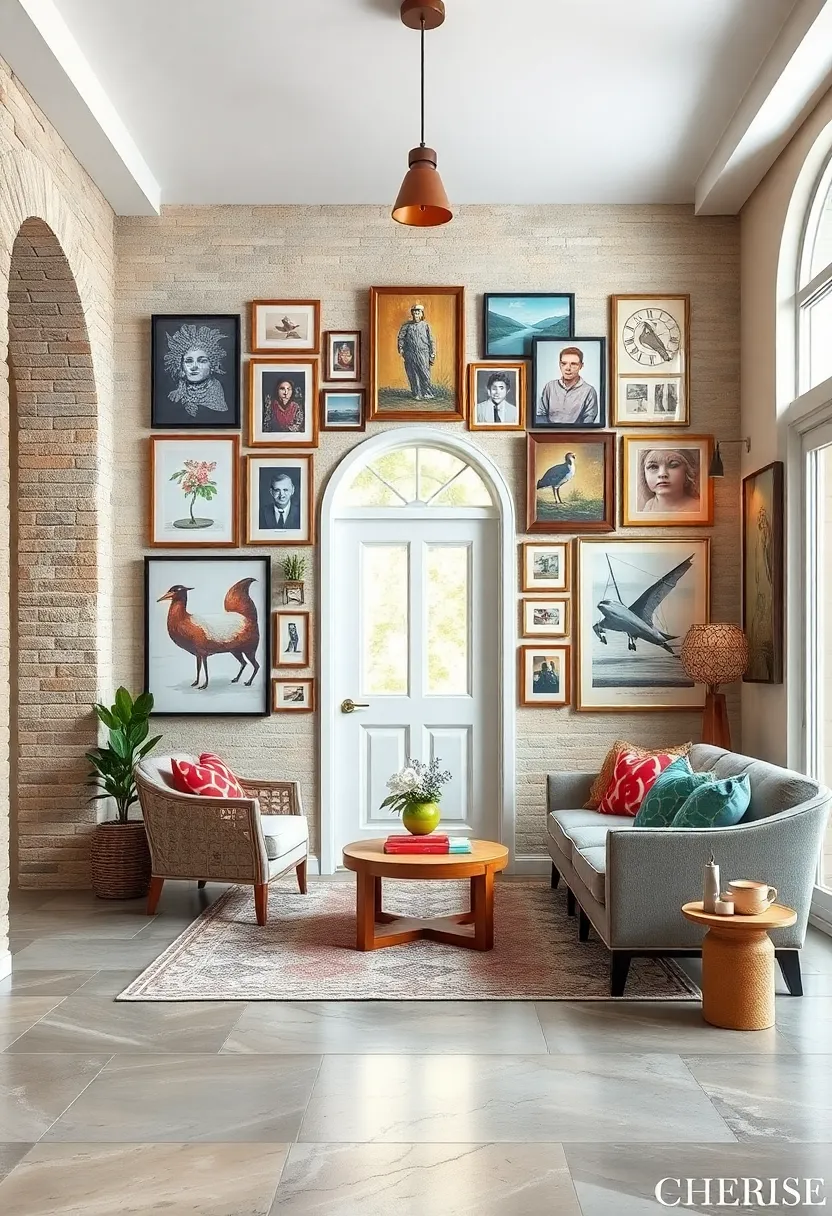 Eclectic gallery Wall entrance: Curate a mix of framed ​photos,prints,and quirky finds to⁤ create visual intrigue right as guests step ⁣inside