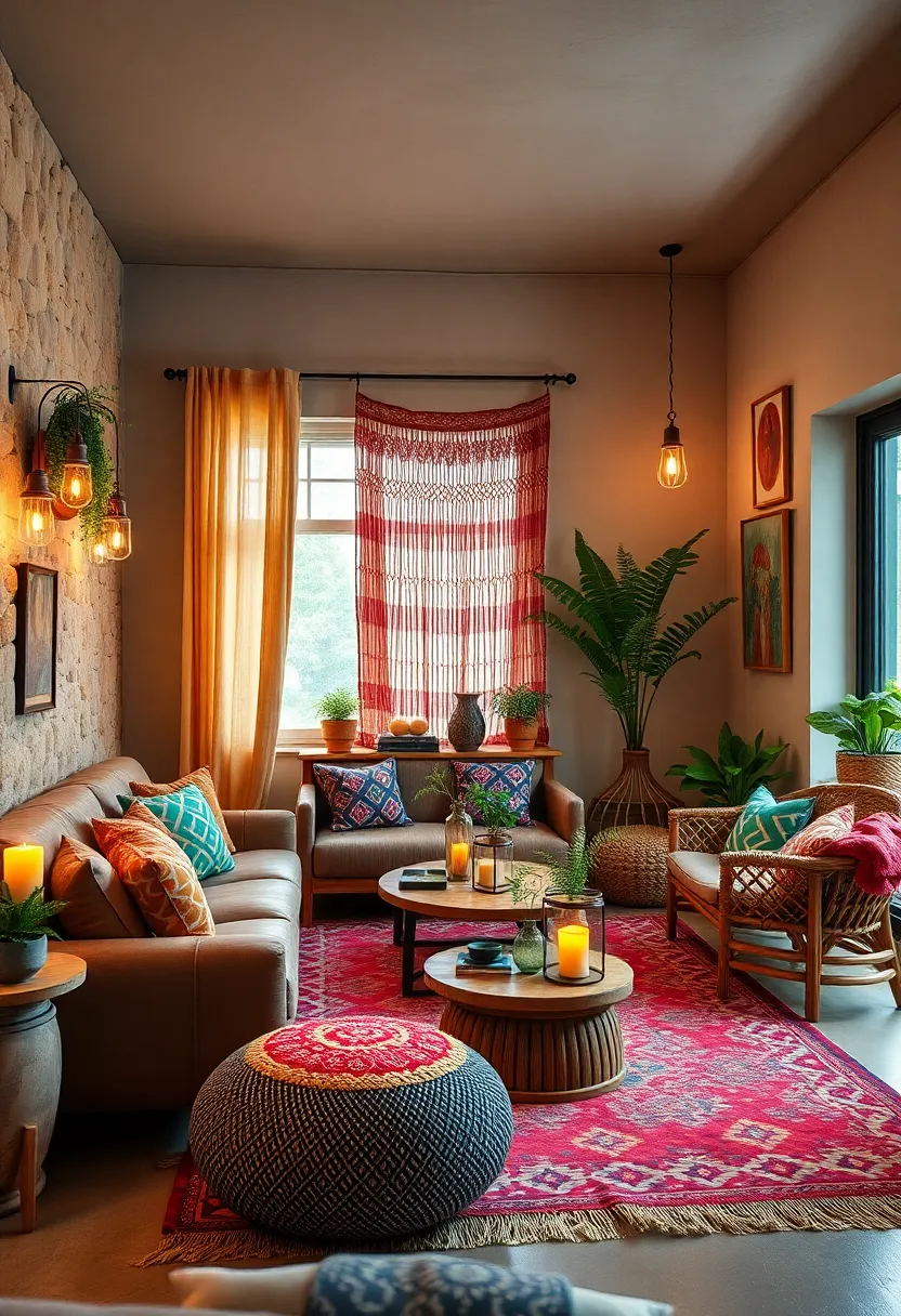 Display ‍colorful lanterns ⁤or candleholders for ‌ambient lighting