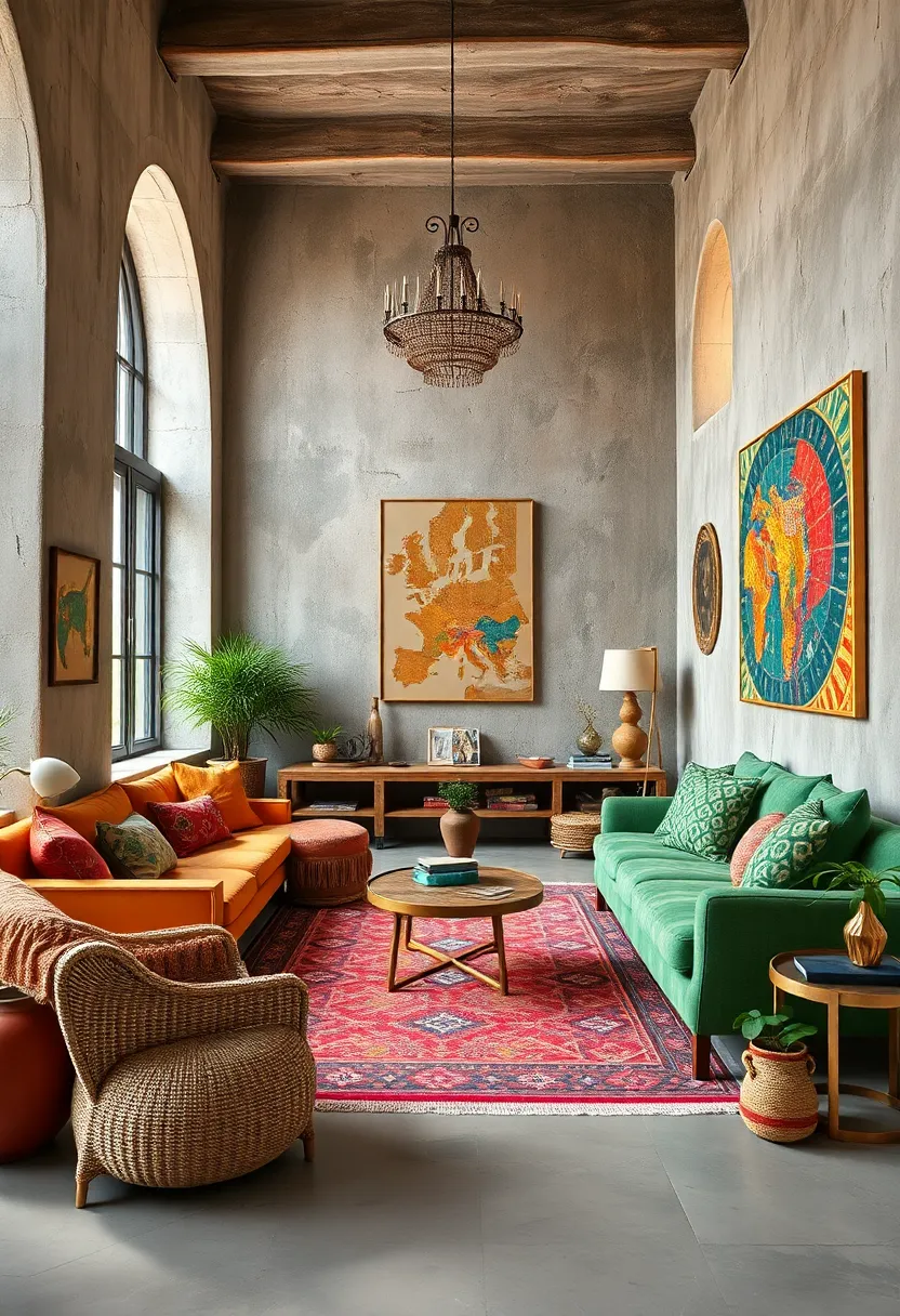 Integrate global-inspired art prints or tapestries ⁤for cultural ⁢richness