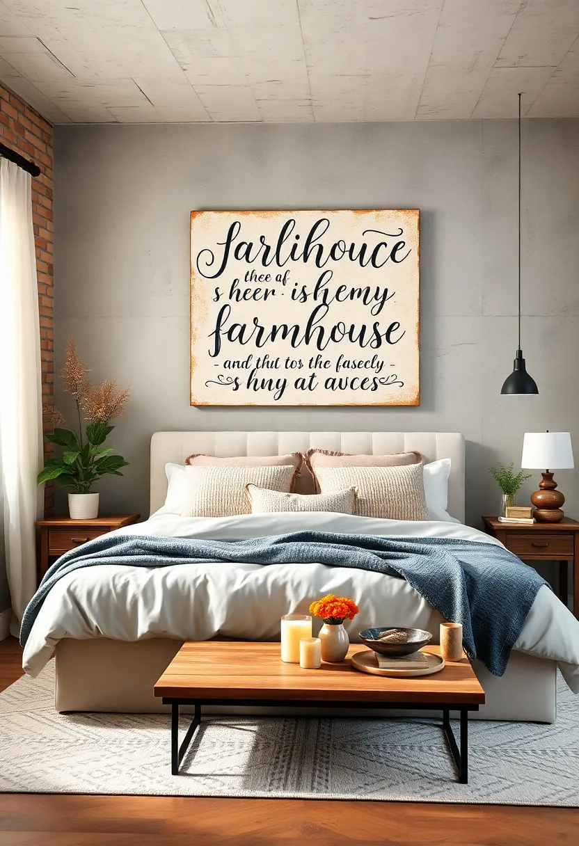Hand-Lettered⁢ Farmhouse Sayings on Canvas