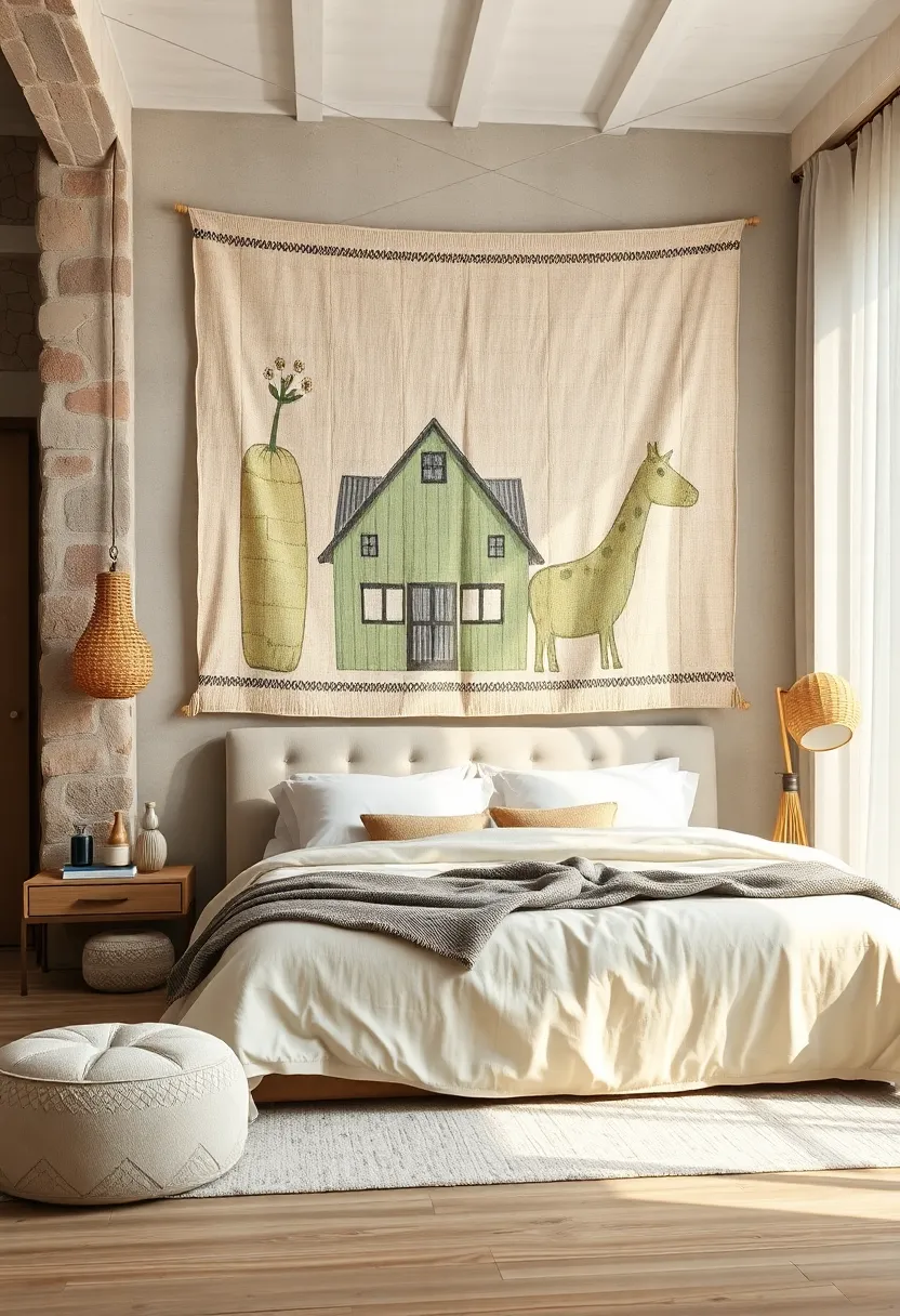 Soft neutral Toned⁤ Textile tapestries