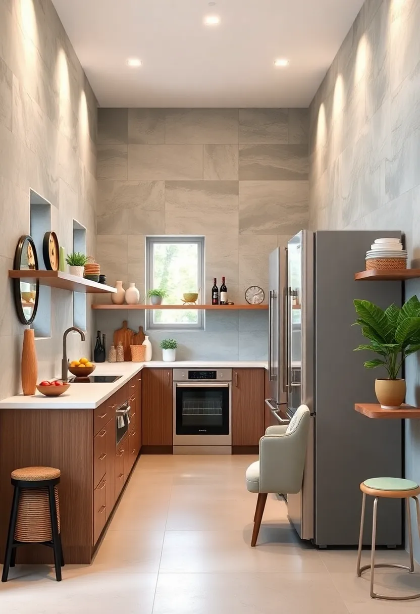 Incorporate ⁣a⁤ slim, tall refrigerator to ⁣save ‌floor⁤ space without sacrificing capacity