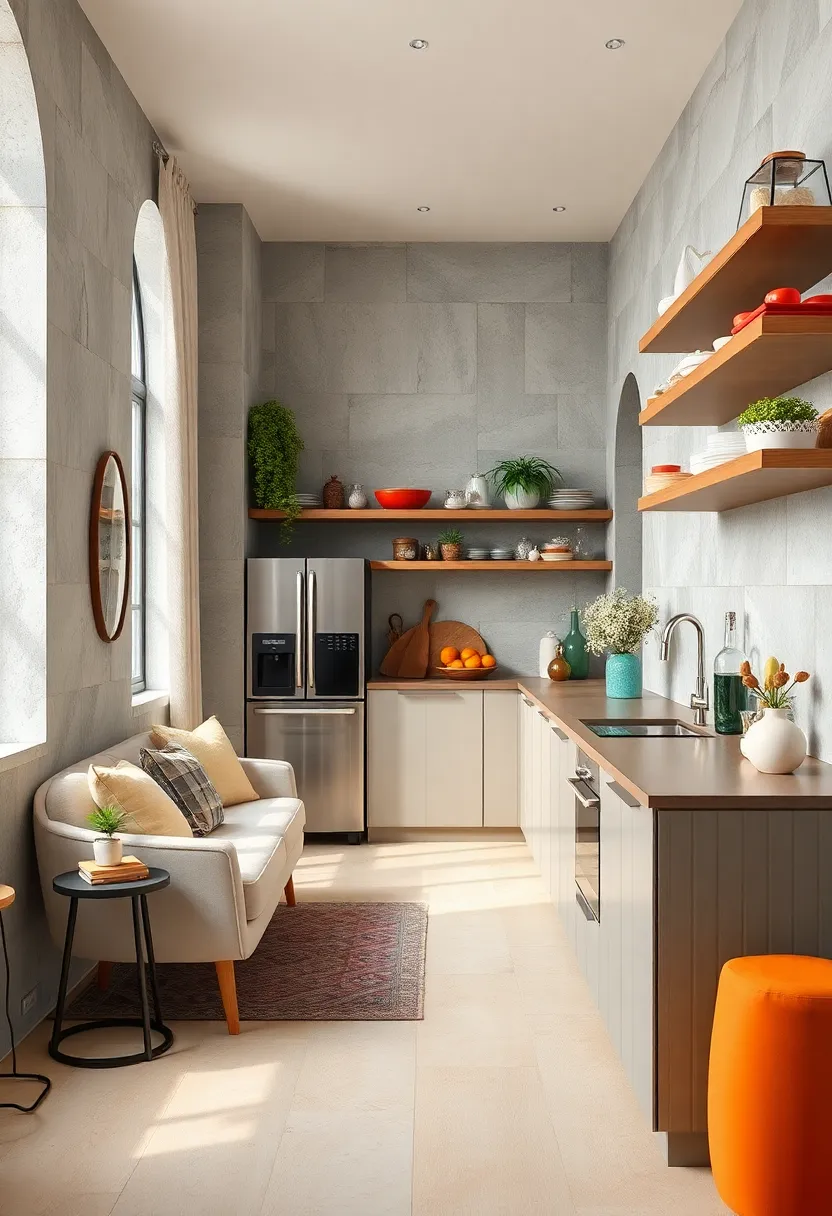 Install open shelving to create an airy feel and ​keep essentials⁤ within⁣ easy reach