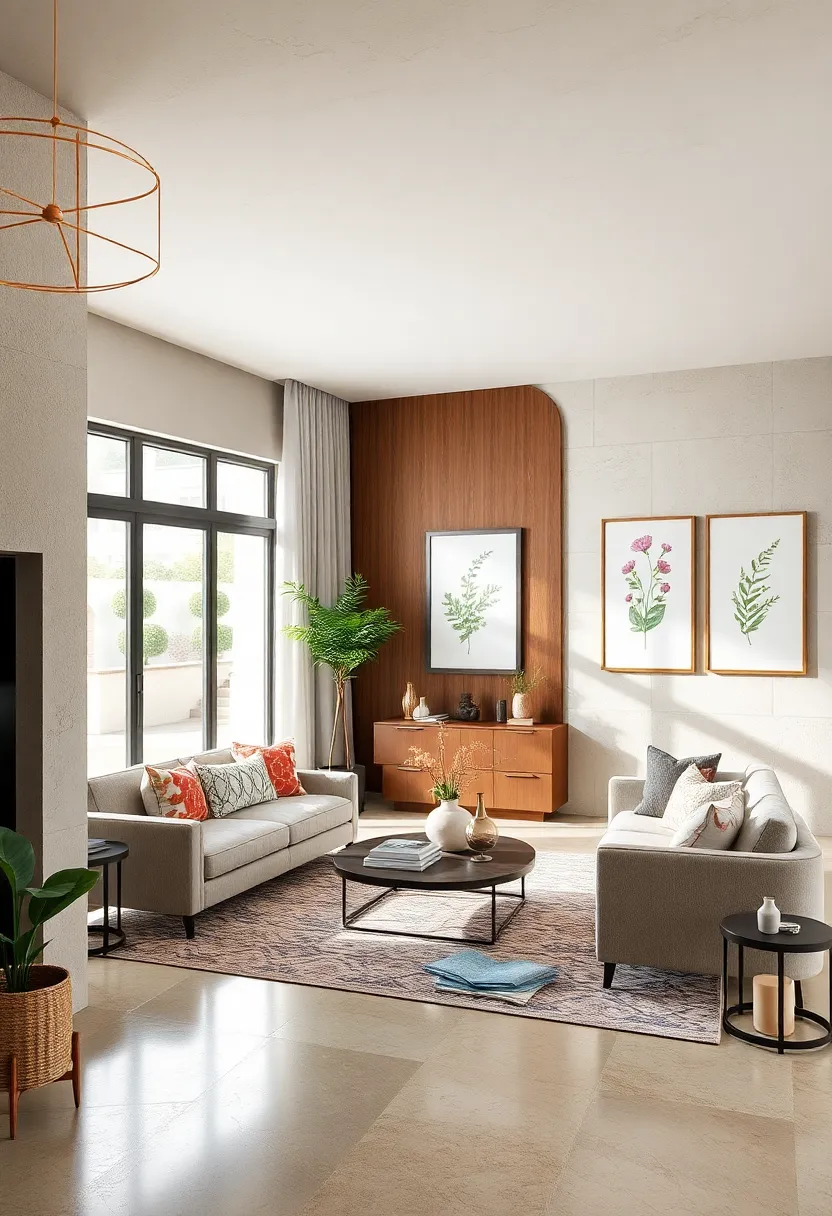 Botanical Prints ⁣Framed ⁤as Subtle Art Accents