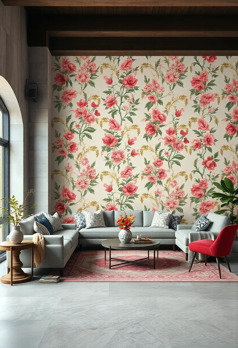 Floral Wallpaper Revival: Embracing intricate, vintage-inspired floral ⁤patterns that add​ a timeless yet fresh ⁤atmosphere to any room