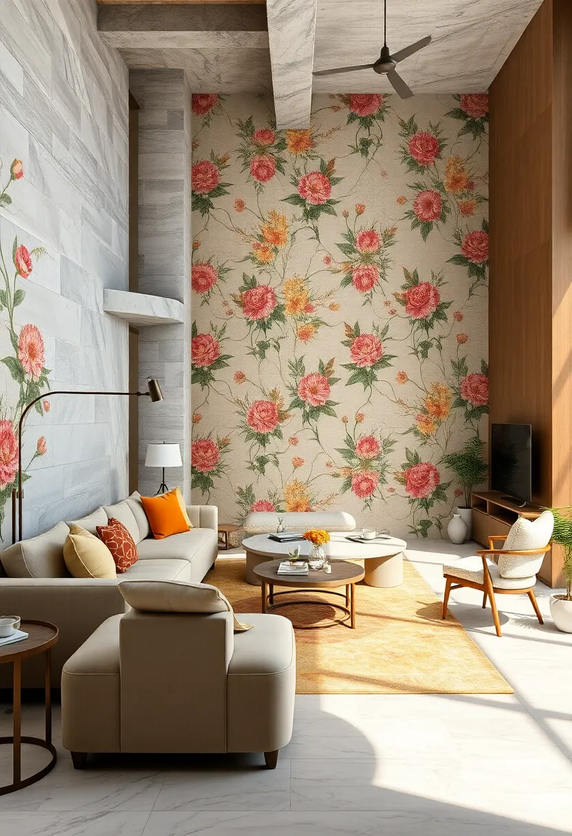 Floral wallpaper ⁤Patterns That Evoke​ Nostalgic Elegance