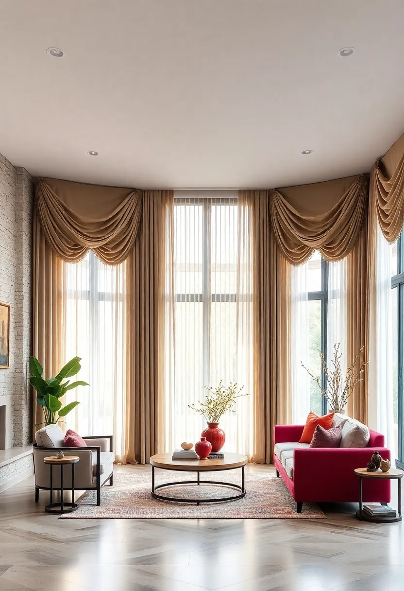 Layered Window Treatments: Pairing sheer curtains ‌with heavy drapes or valances to create‌ depth and a sense of luxury