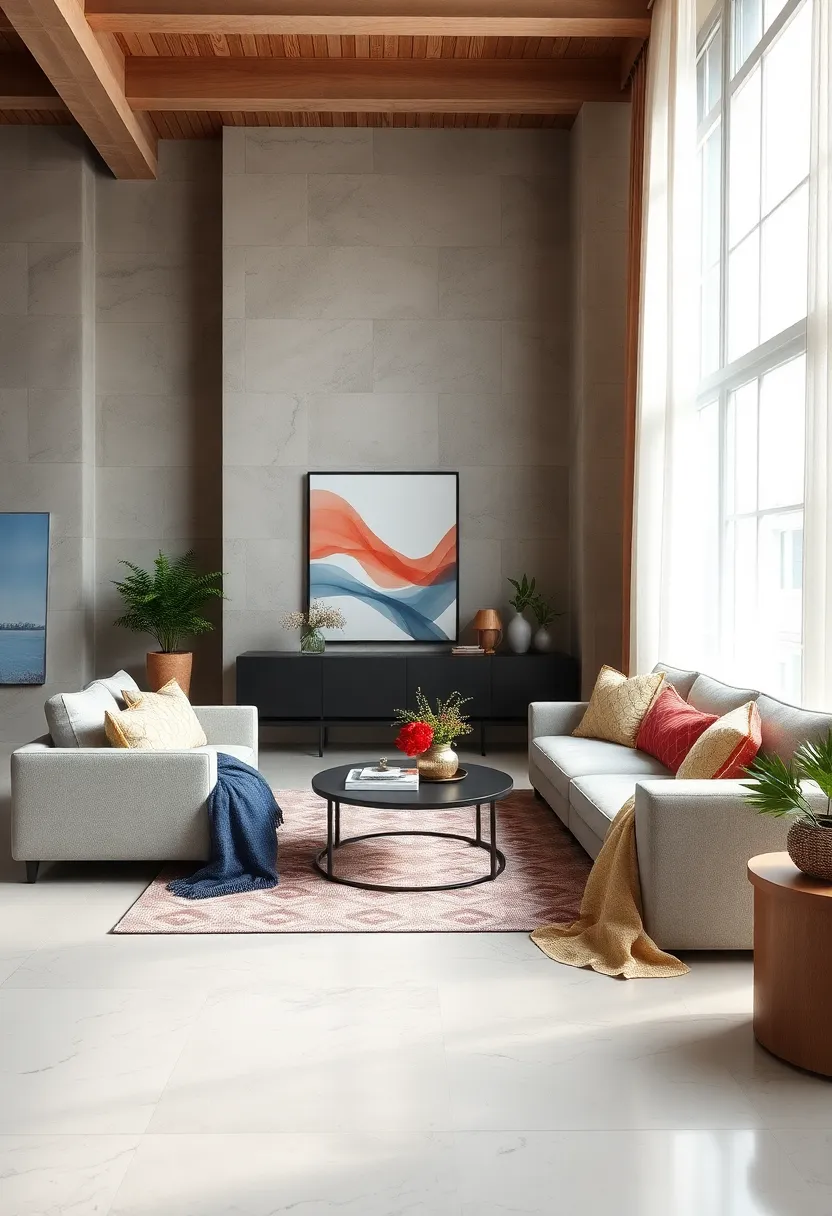 Quilted Throws Layered for ‍Cozy Sophistication