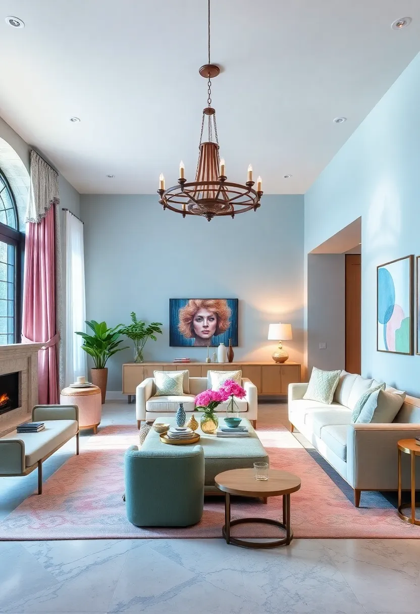 Soft Pastel⁢ Color Palettes: Utilizing gentle blues,pinks,and greens⁣ to evoke a ‍soothing environment with subtle sophistication