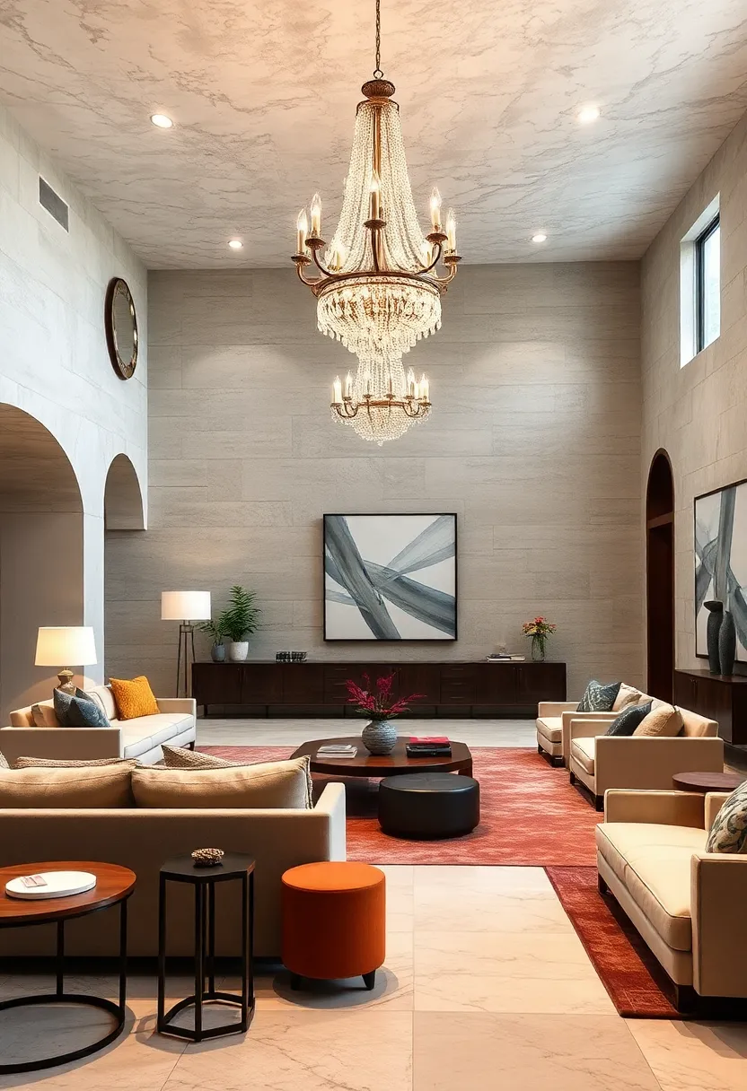 Statement Chandeliers ‍with Historical Influence