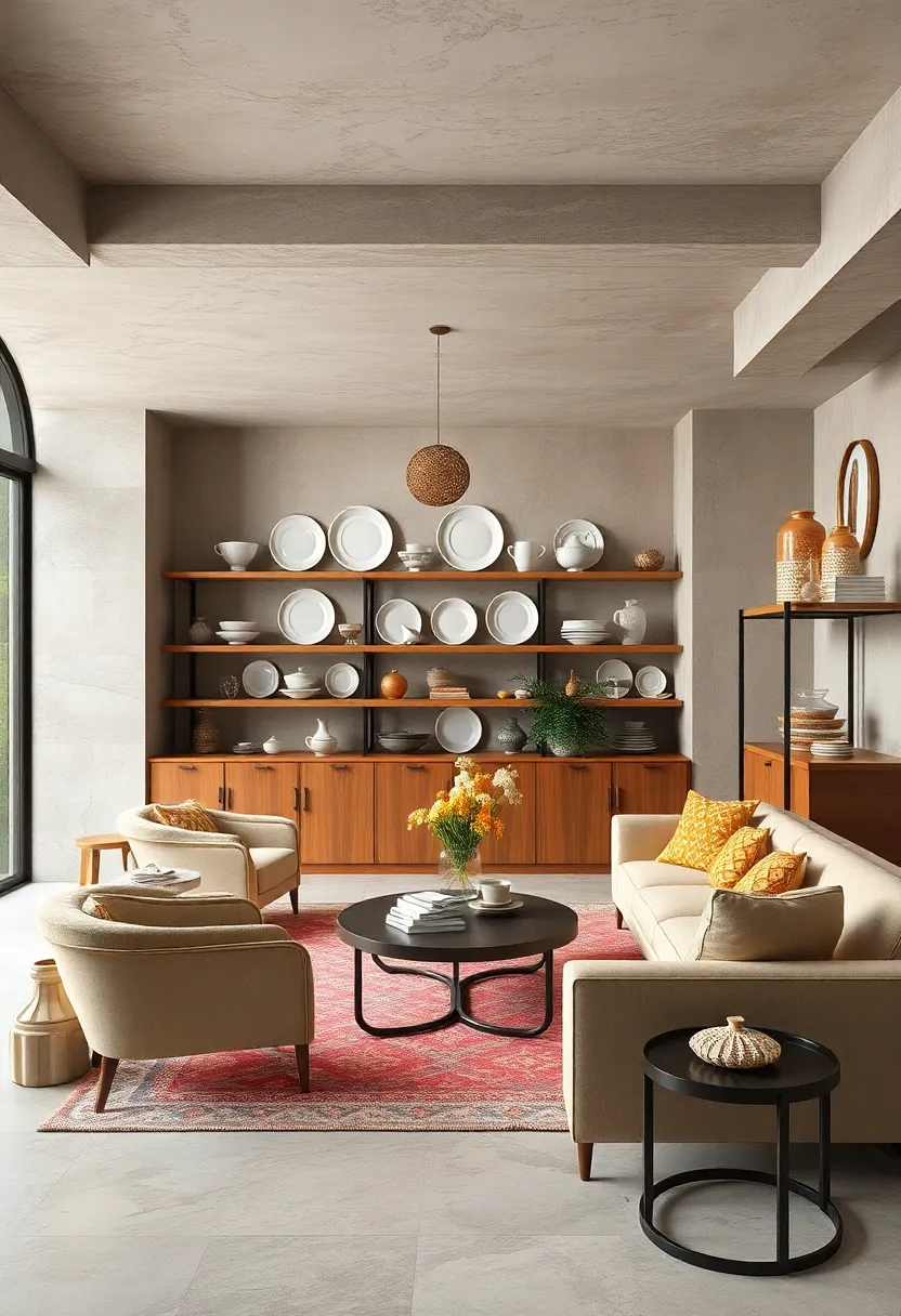 Vintage ​China displays Combining Utility and Ornament