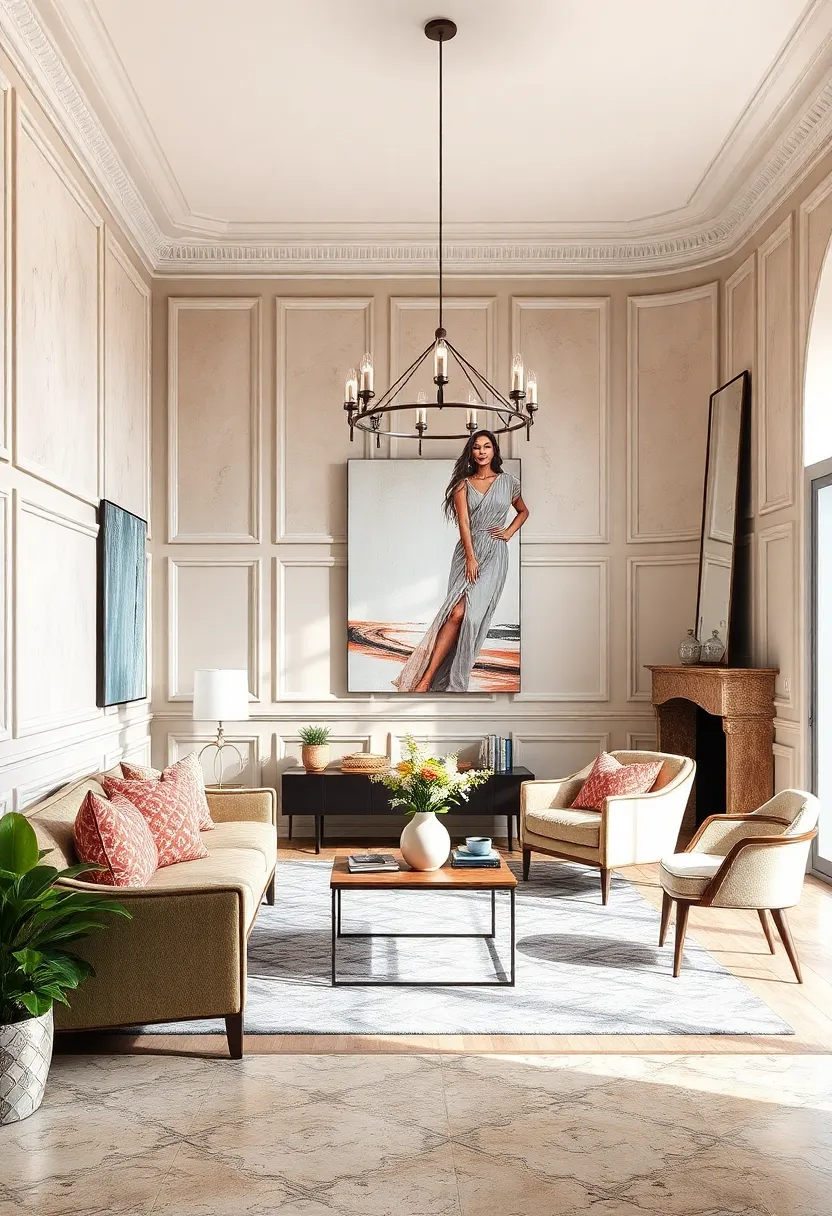 Wainscoting ⁢with Modern Paint Choices: Using paneled wall detailing painted in soft hues or ‌bold shades to⁤ refresh a historic element