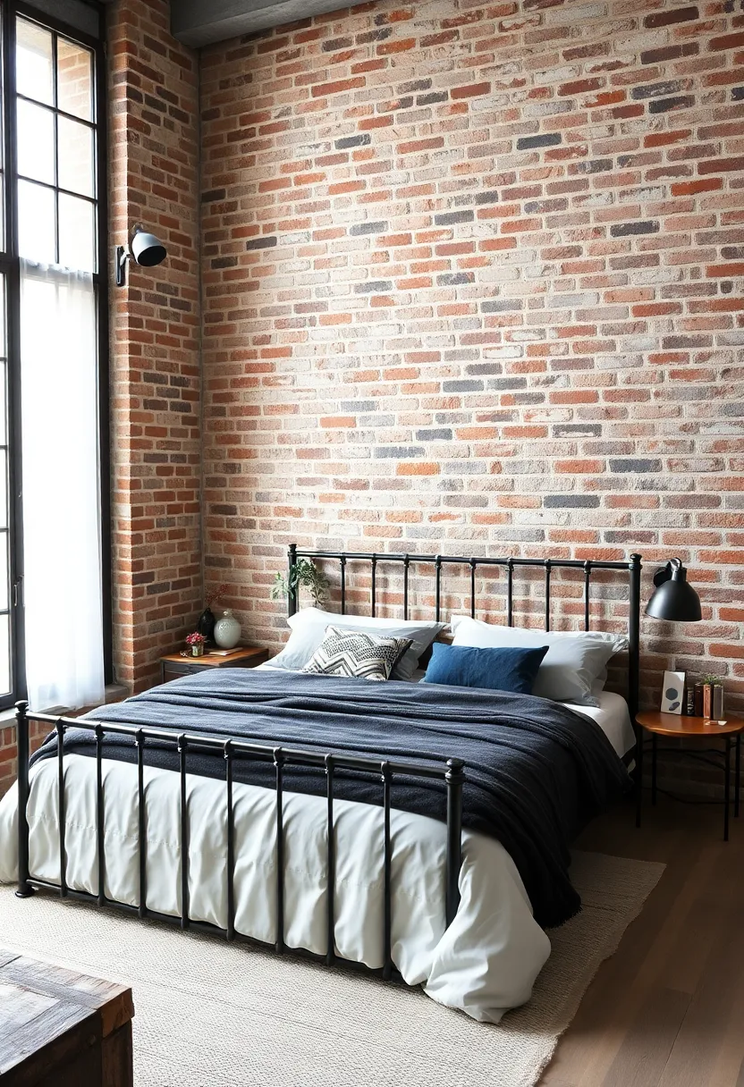 This minimalist bedroom pairs a simple metal bed frame with ​polished ⁤concrete floors, illustrating⁤ how ⁤industrial chic can embrace clean ‍lines and⁢ understated elegance