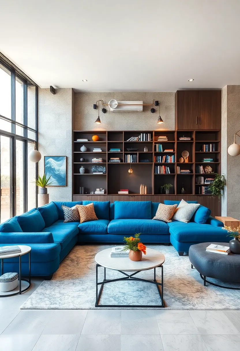 Use⁣ built-in shelving or a sleek bookcase‌ to ⁣add functionality⁢ without cluttering the space