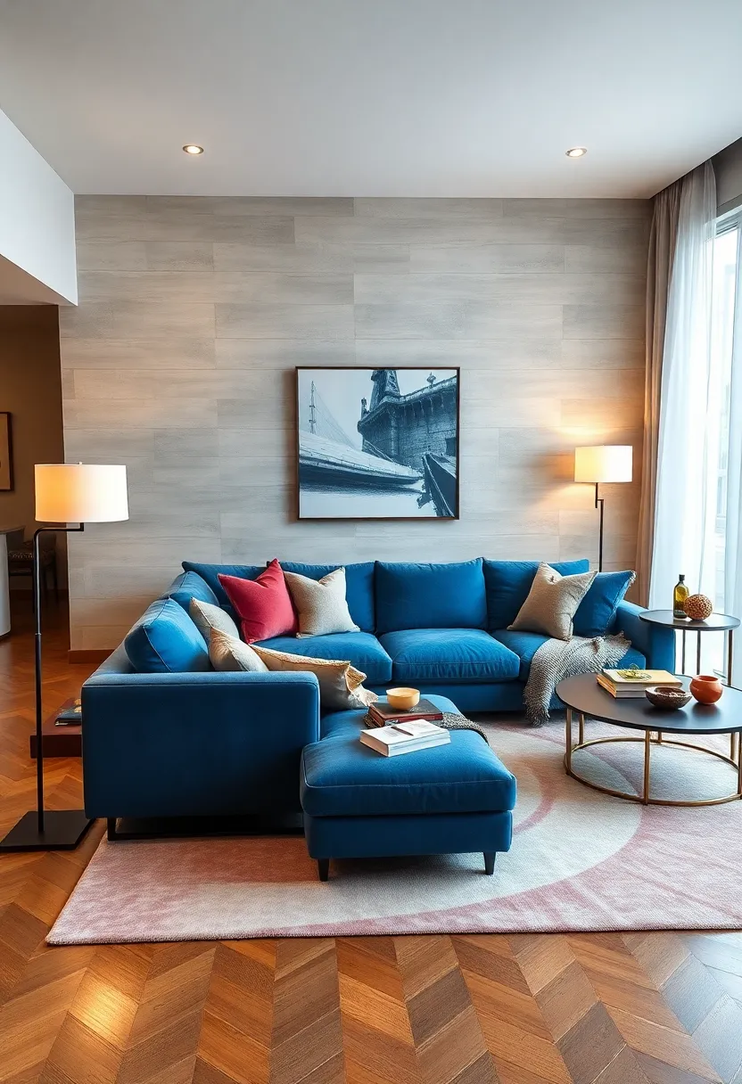 Utilize soft lighting with floor and⁤ table lamps ⁢to ⁢create a‍ cozy ambiance around the sectional
