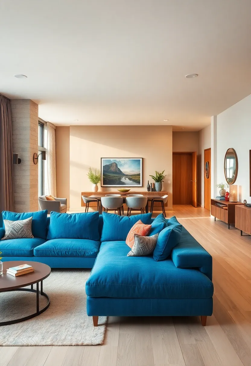 Choose light-colored flooring, such as ⁣pale wood or neutral carpets, to brighten the living area